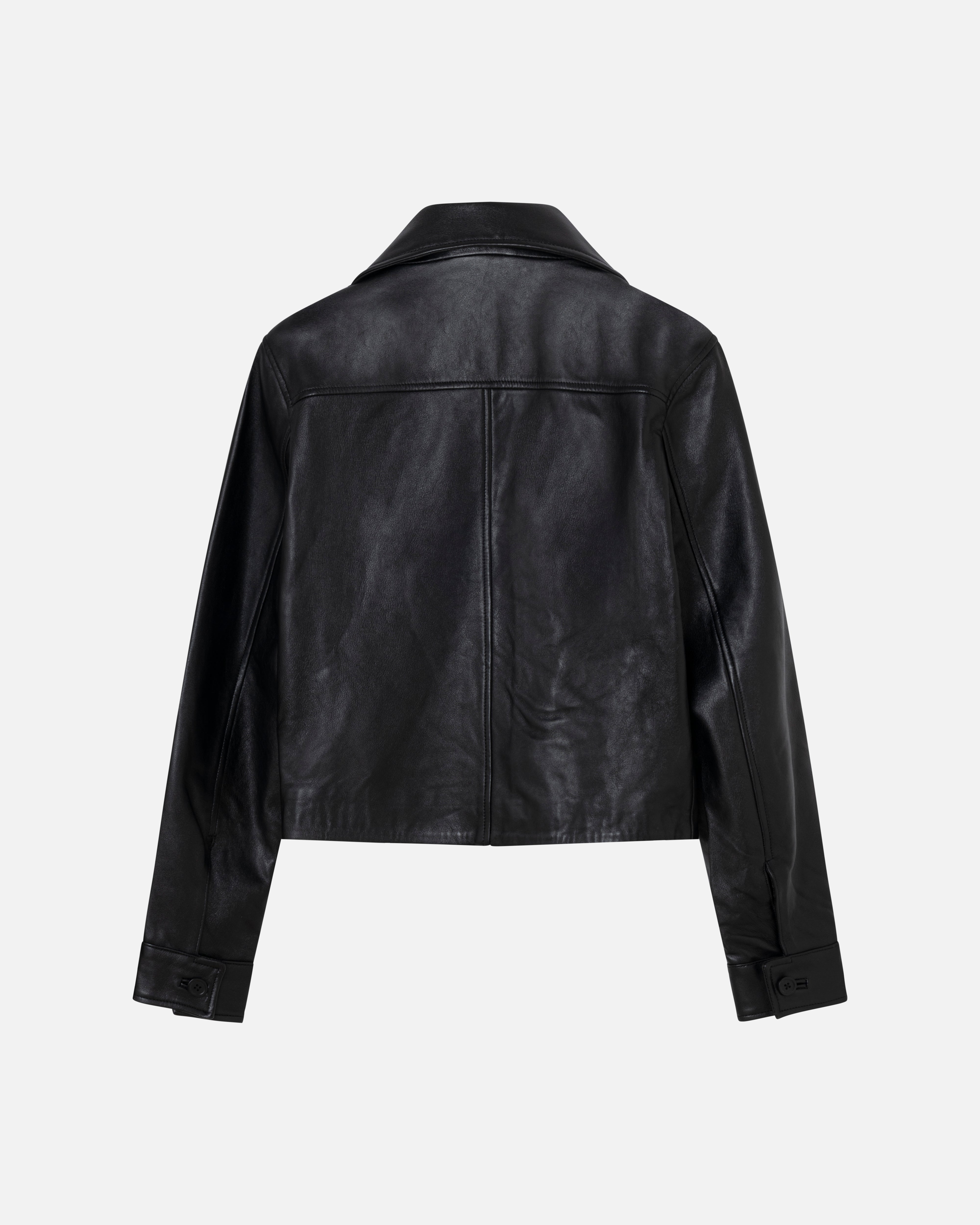 Jacquard zipper jacket brown – sttown